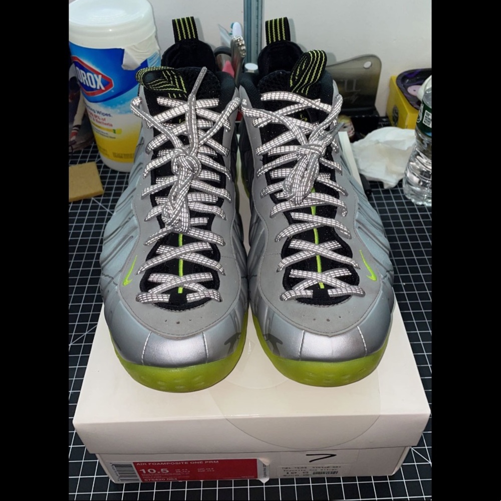 Nike Air Foamposite One PRM “Metallic Camo”/“Tiger Camo” sz10.5